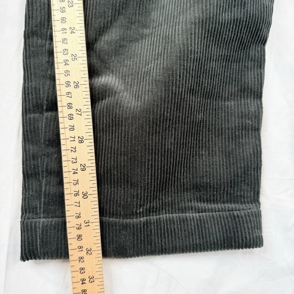 Malbon Corduroy Mens Pants Extremely Rare DarkGreen SZ-34 Casual Golf Korea Made